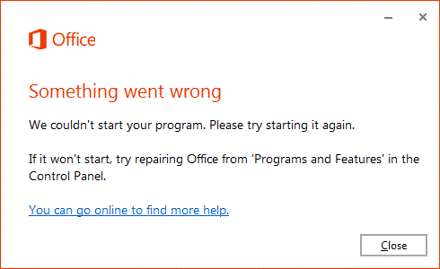 Office Activation Error Codes 0x80070005, 0xC004C003